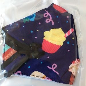 MASK youth Cotton confetti cupcake novelty kids